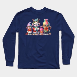 Merry Troll Christmas Long Sleeve T-Shirt